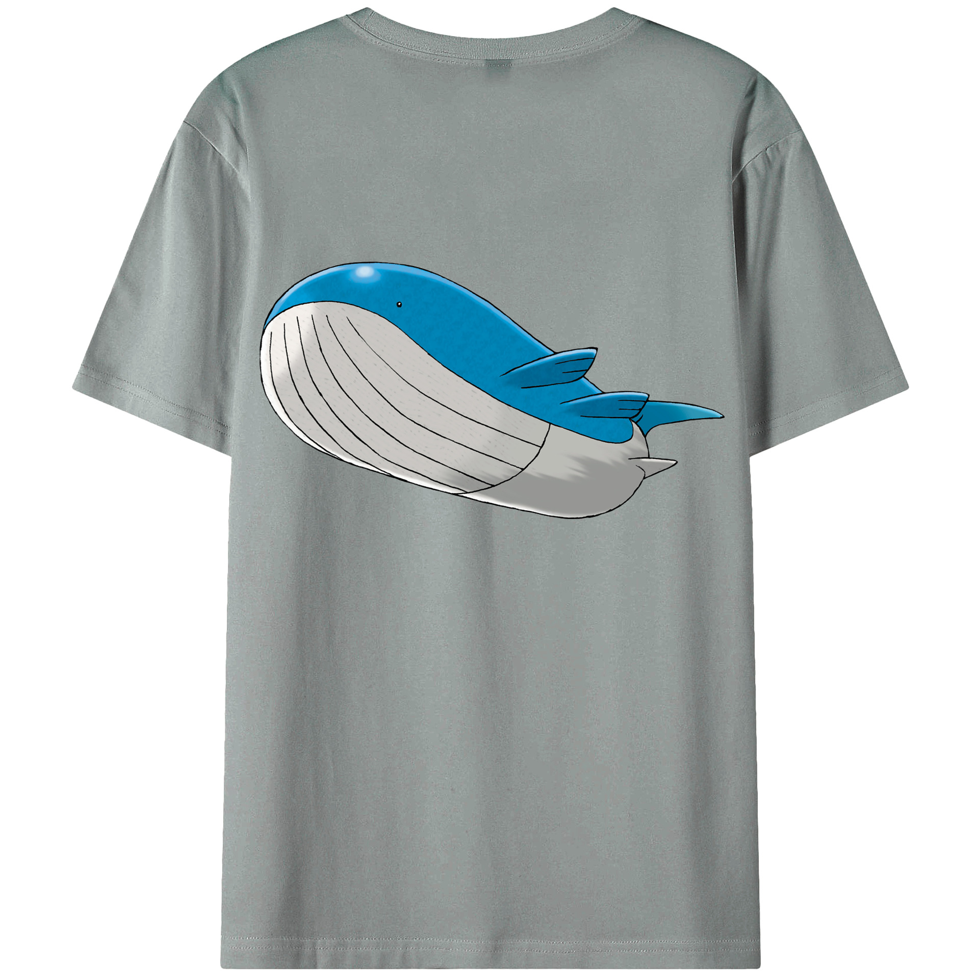 （画像用） ポケットモンスター Pokémon 綿100％ メンズ半袖Tシャツ（バックプリント） 通気性